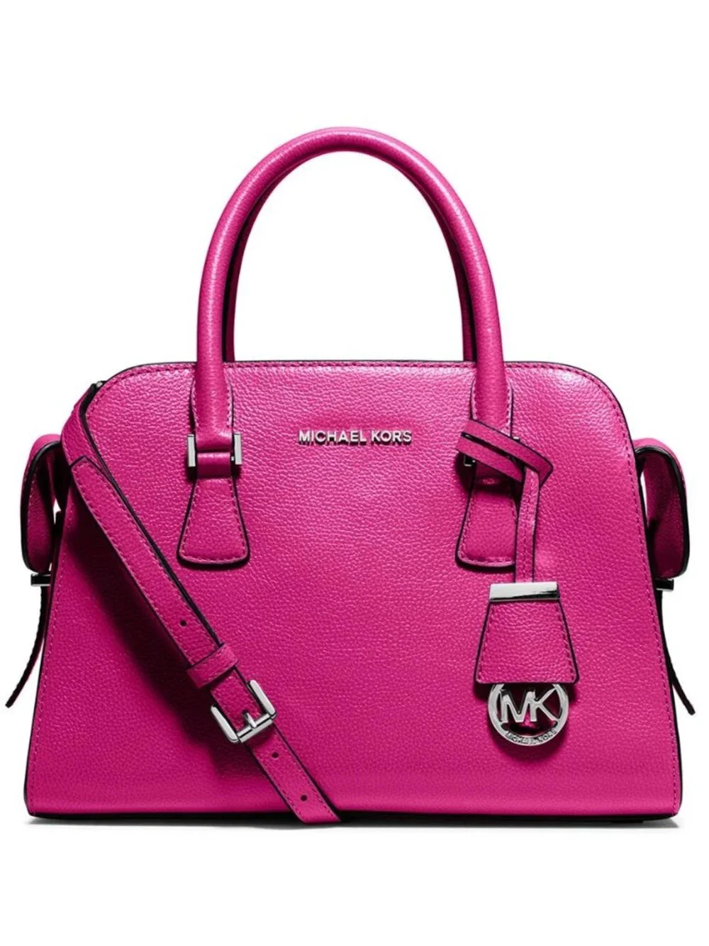 Like New Michael Kors Rasberry Pink Shoulder/Crossbody Bag Purse